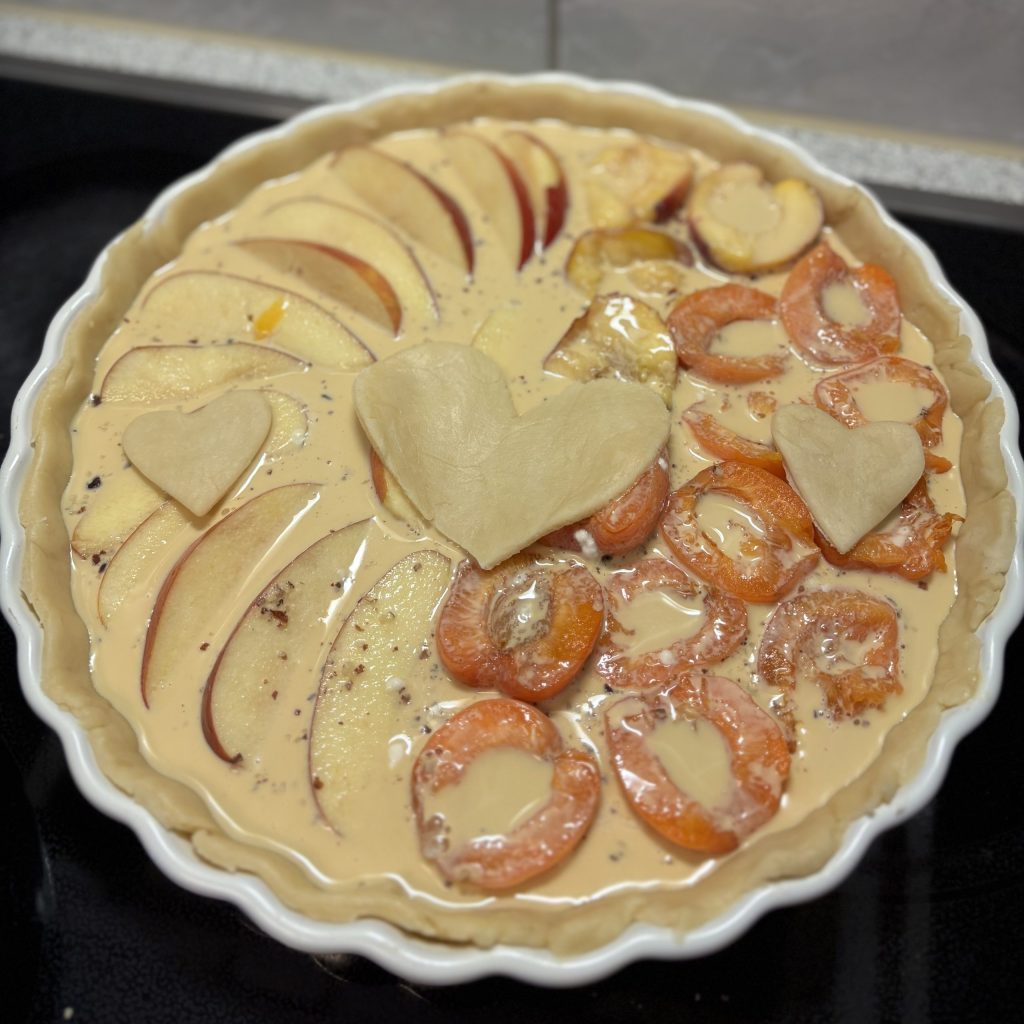 Wähe mit Sauertieg Kuchenteig, Sauerteig Wähenteig
