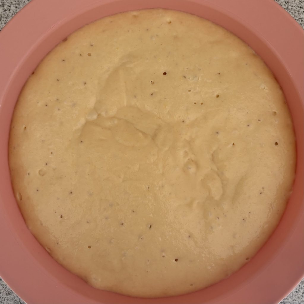 Fertiger Teig für Sauerteig Waffeln nach der Ruhezeit