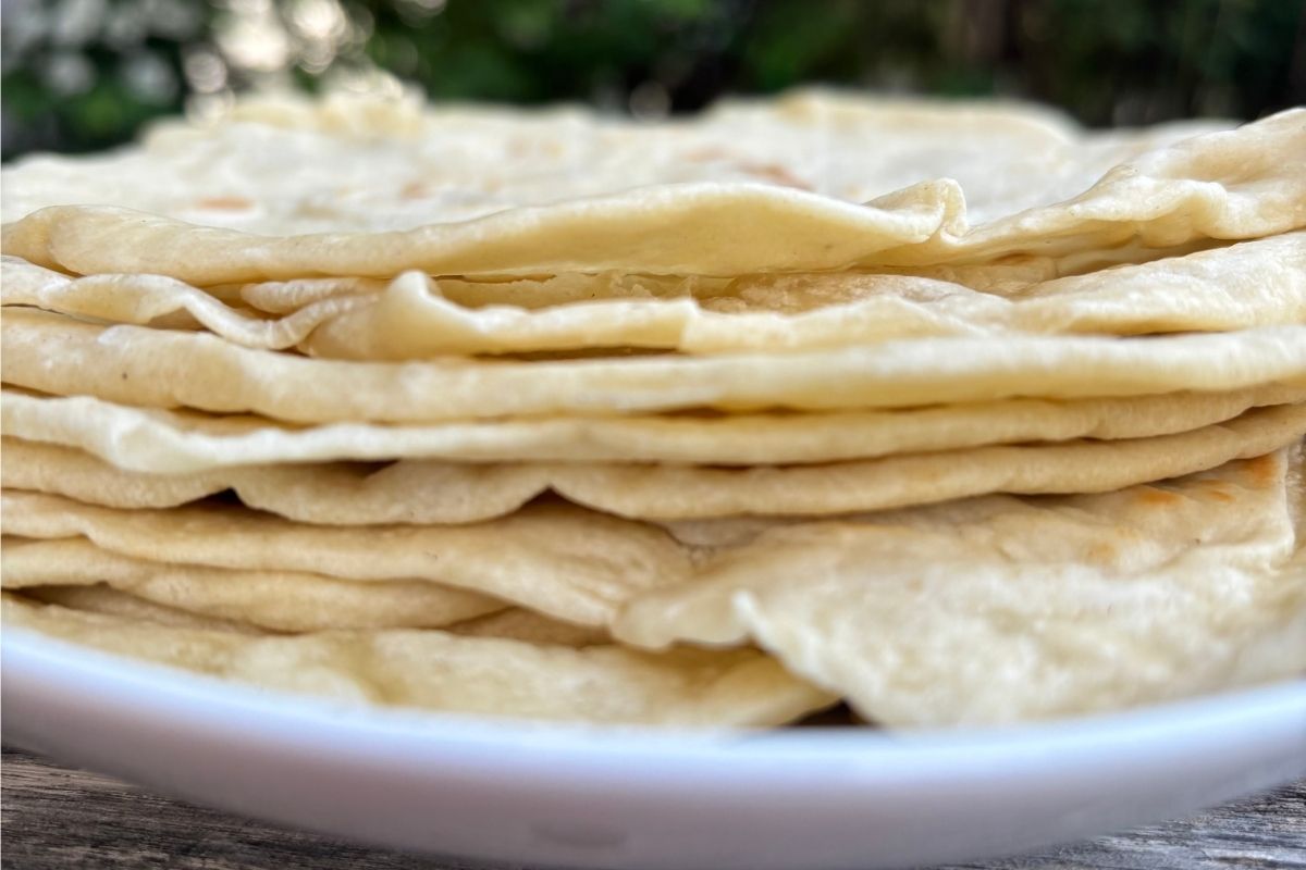 Sauerteig Tortillas – einfaches Rezept mit Sauerteigresten