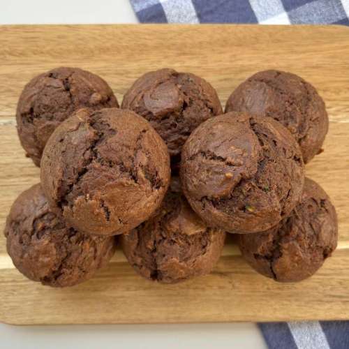Muffins ohne Zucker für Kinder mit Gemüse und Obst