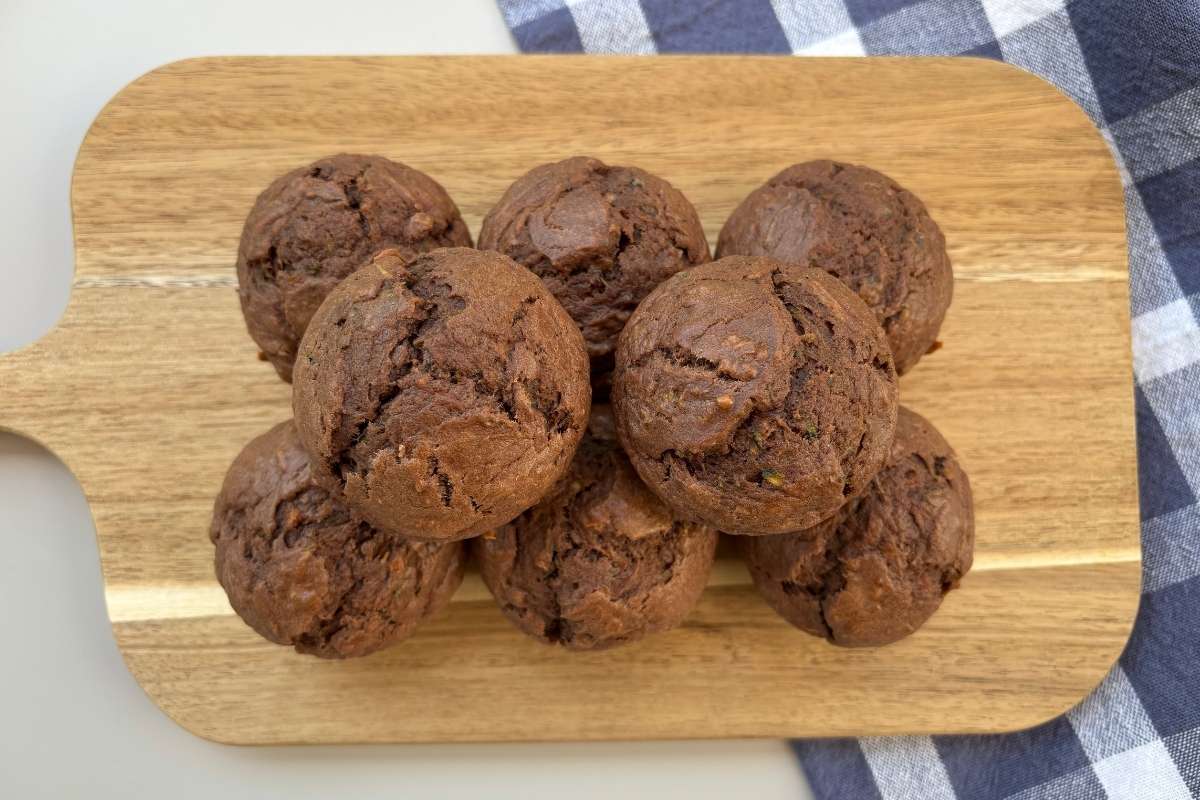 Muffins ohne Zucker für Kinder – mit Gemüse & Obst